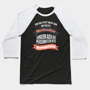 Der beste Mechaniker & personifizierte Kompetenz Baseball T-Shirt